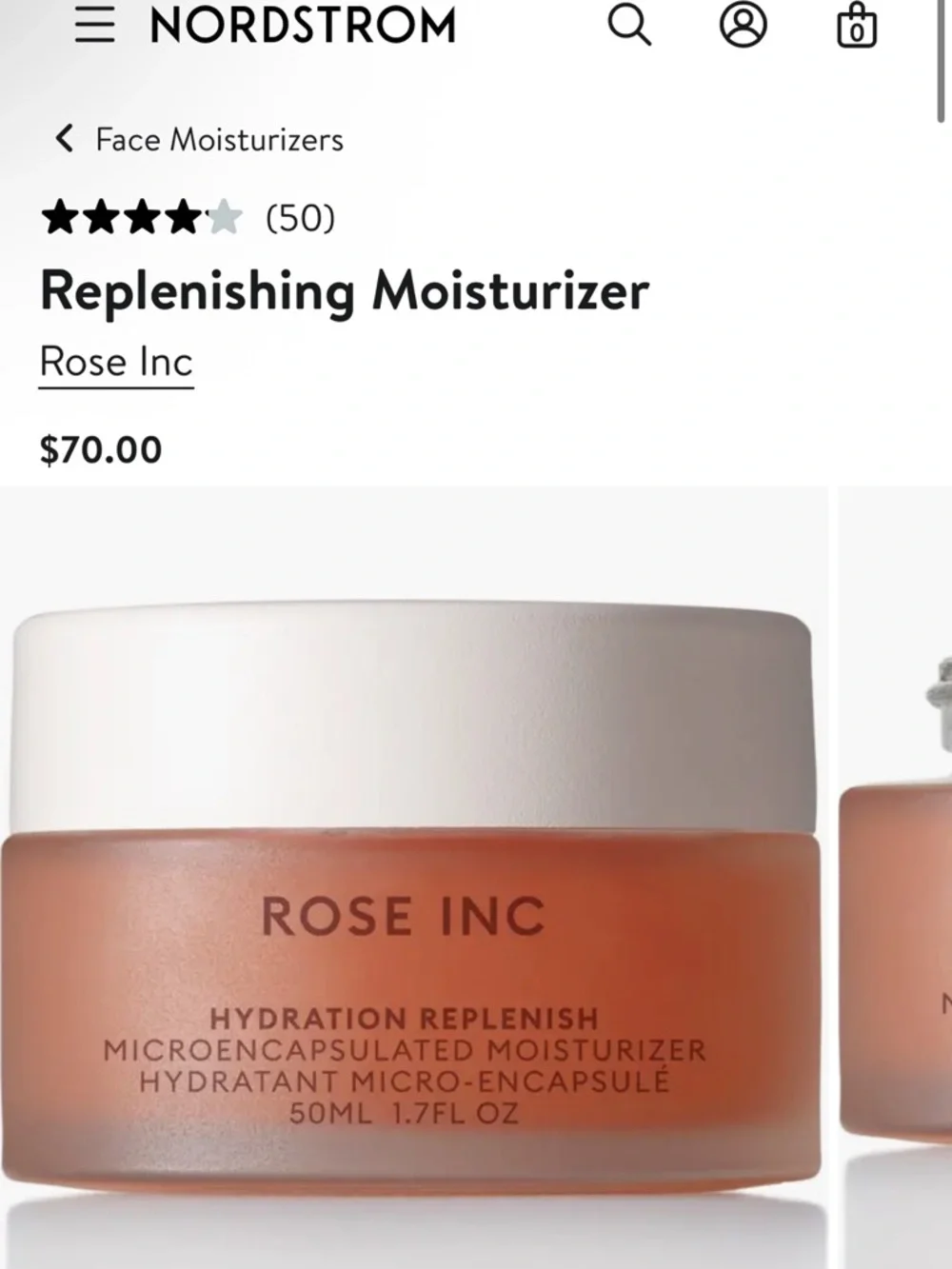 Rose Inc Hydration Replenish Microencapsulated Moisturizer 0.5fl oz